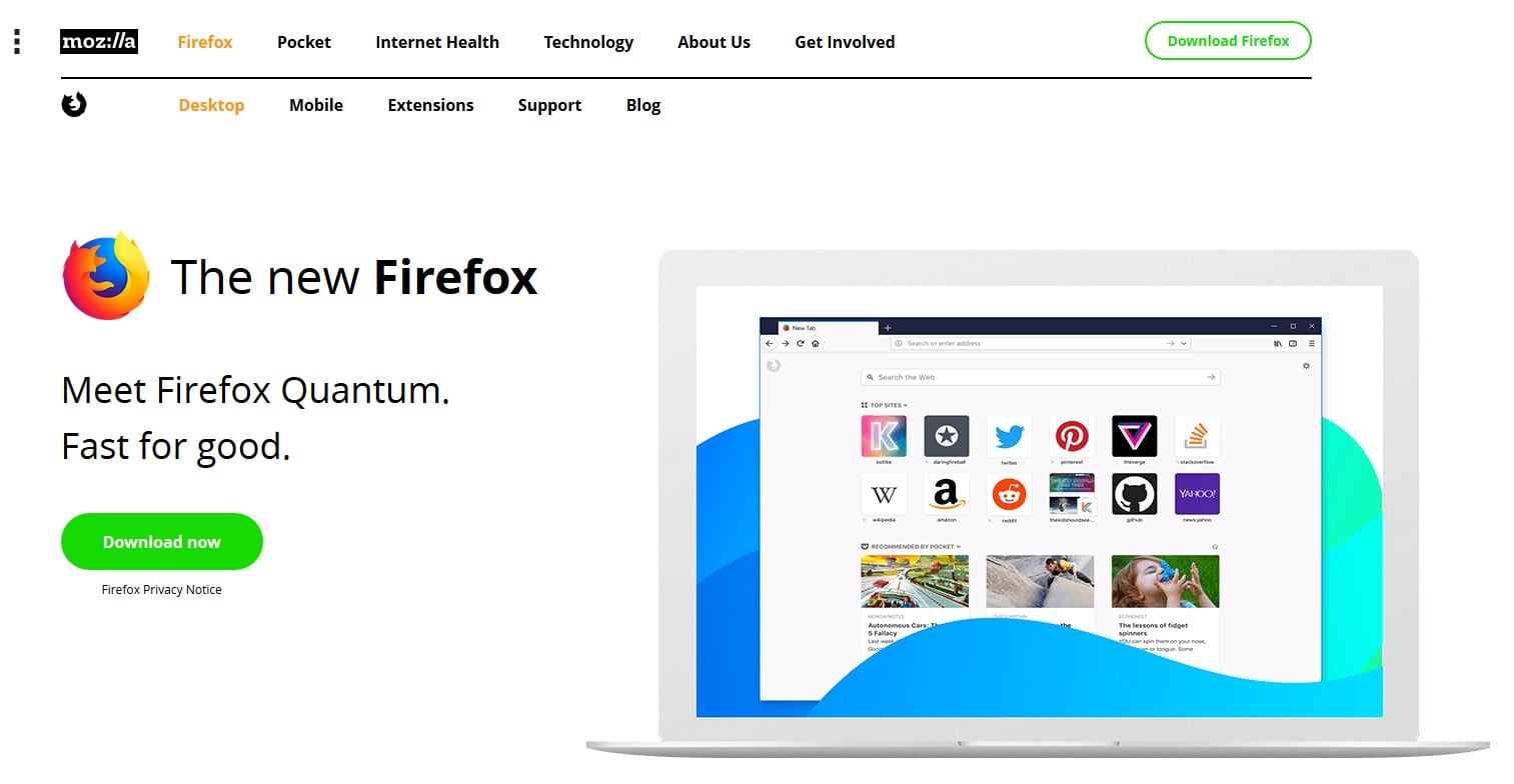 Firefox quantum or firefox
