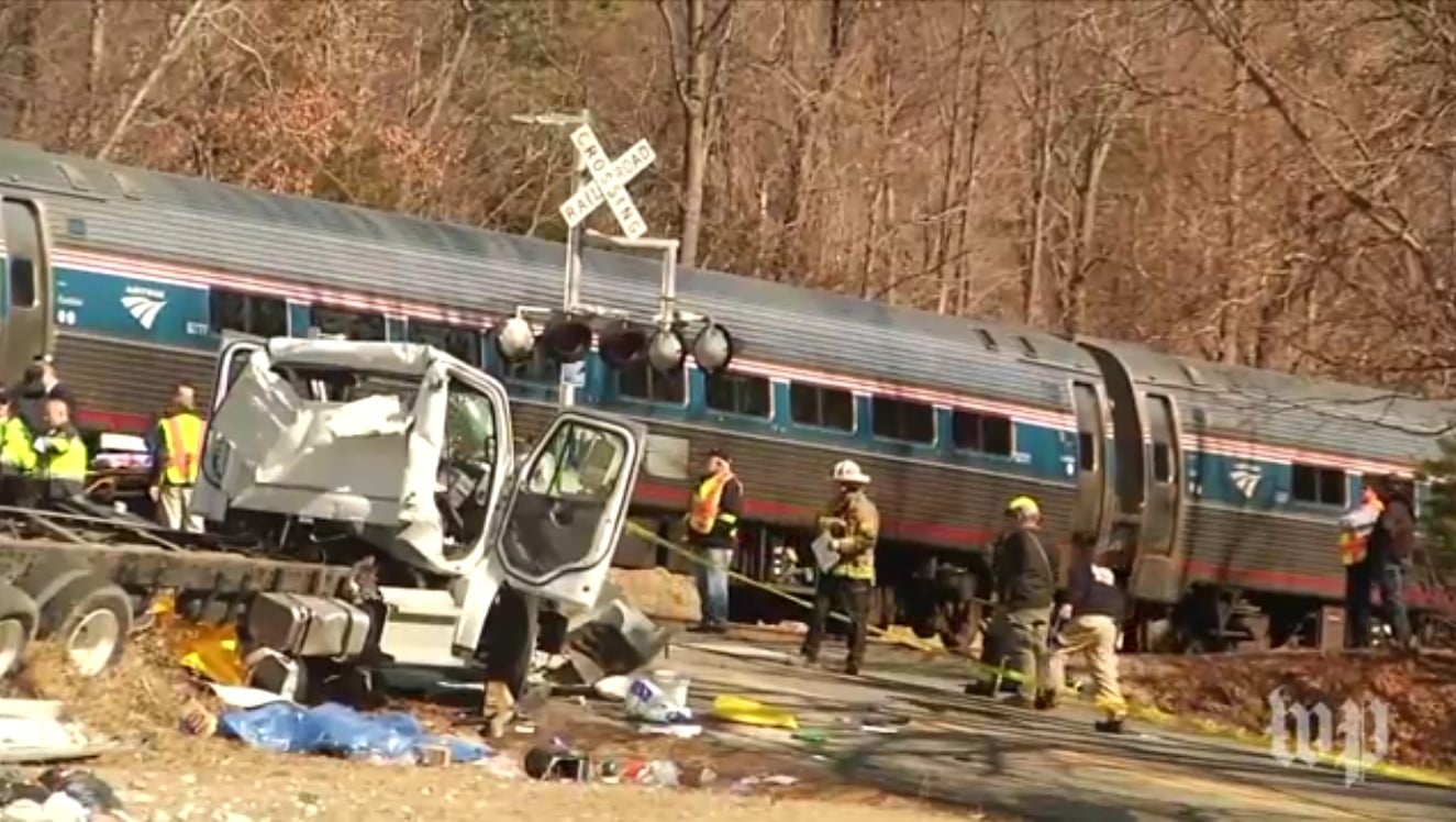 Train Carrying GOP Lawmakers Hits Truck