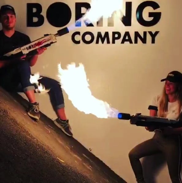 Elon Musk Flamethrower