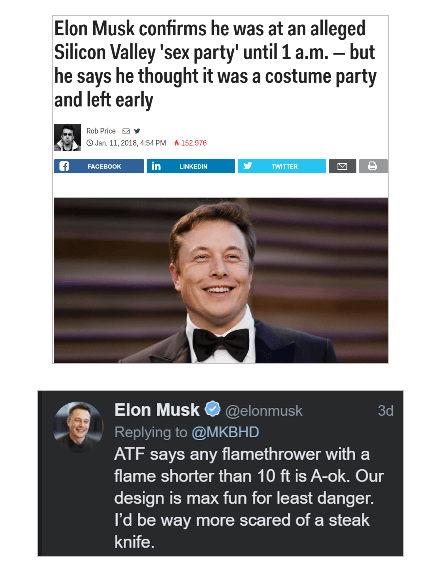 Elon Musk tesla TSLA