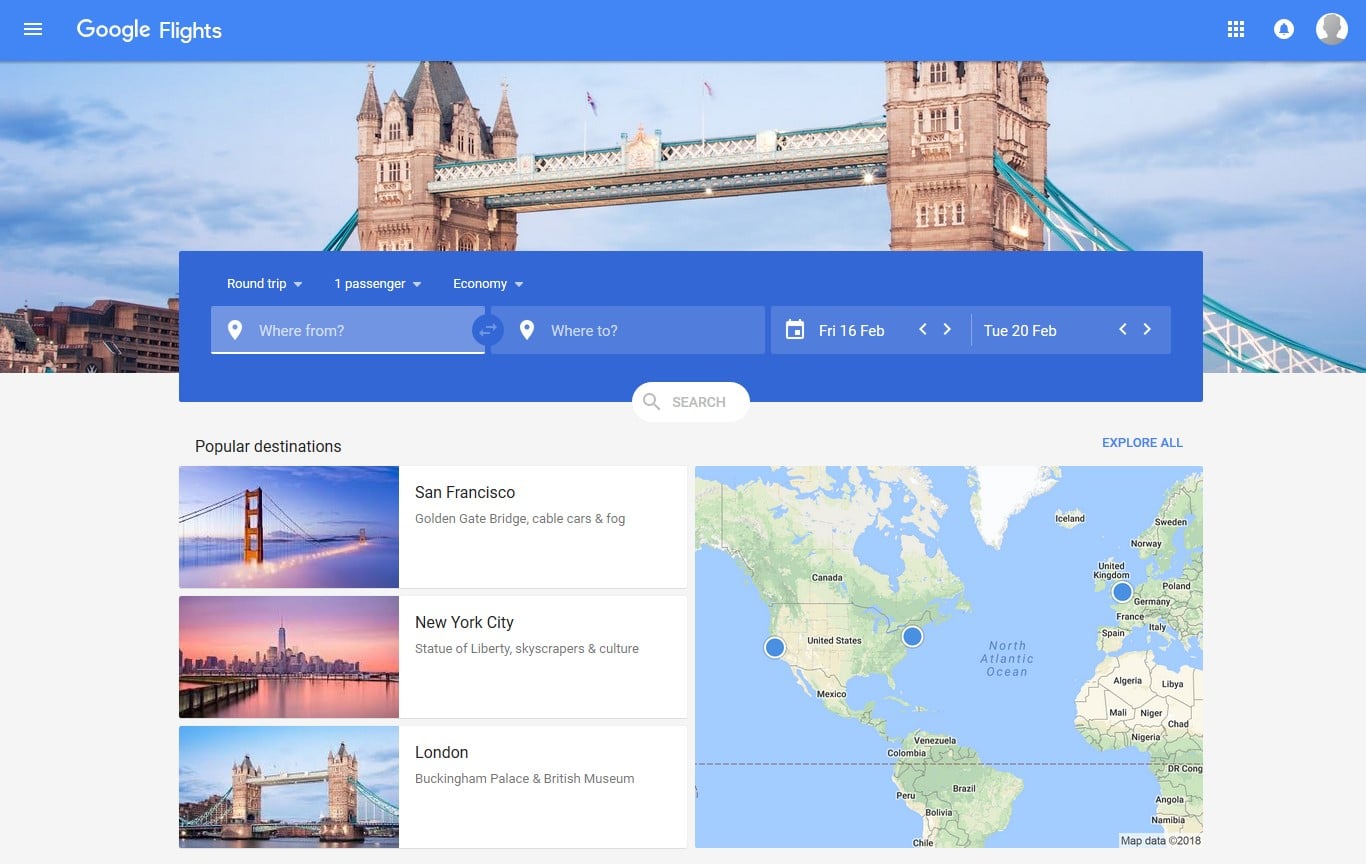 Google Flight Schedule App