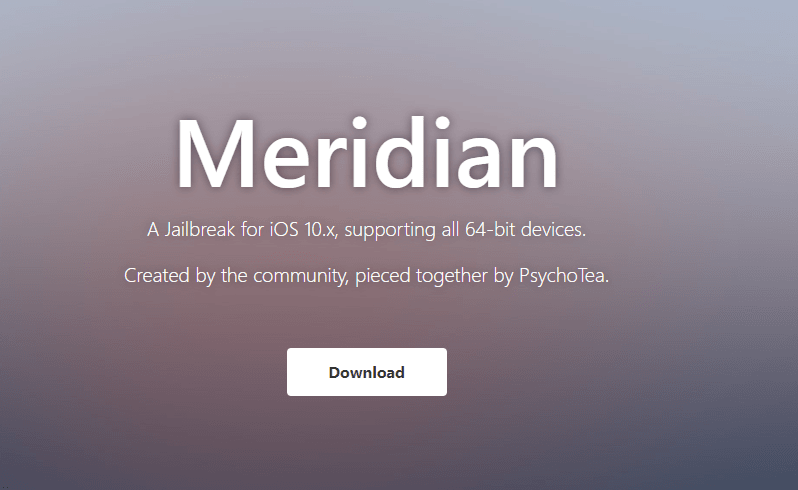 Meridian Jailbreak For iOS 10.3.3