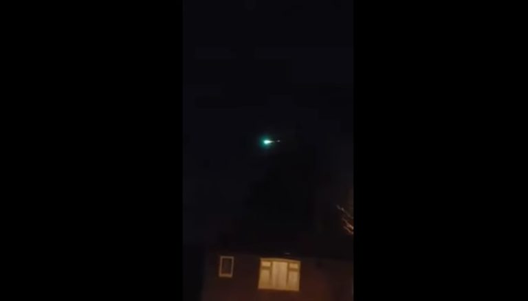 New Year’s Eve Meteor Streaked Over The UK