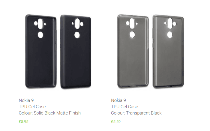 Nokia 9 Case Renders Official