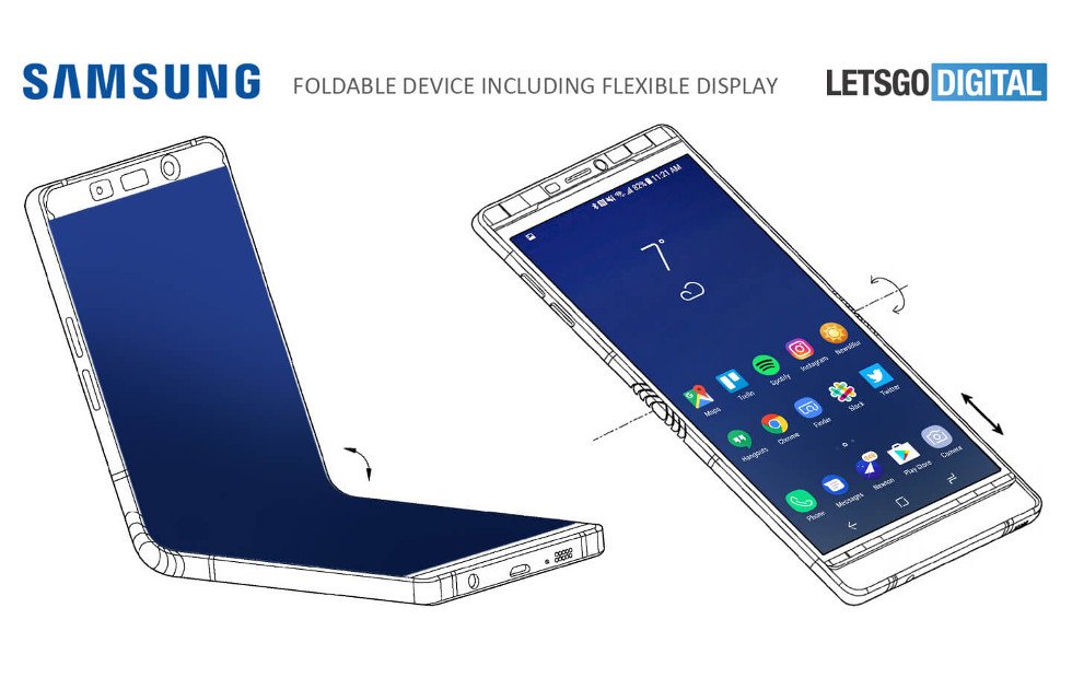 Samsung Foldable OLED Galaxy X 1