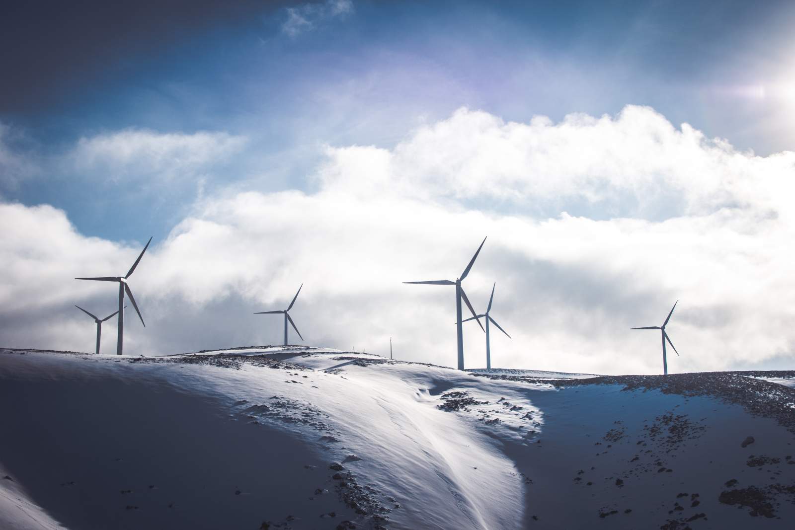 Snowy Windmills