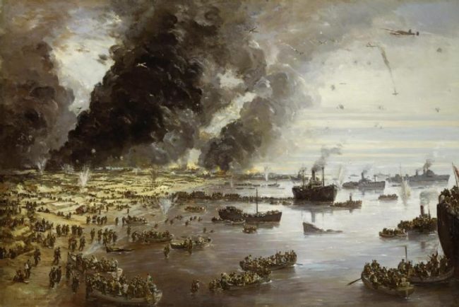 The Withdrawal from Dunkirk June 1940 Art.IWMARTLD305