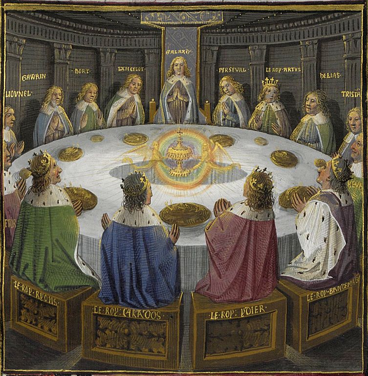 753px Holy grail round table bnf ms fr 116F f610v 15th detail