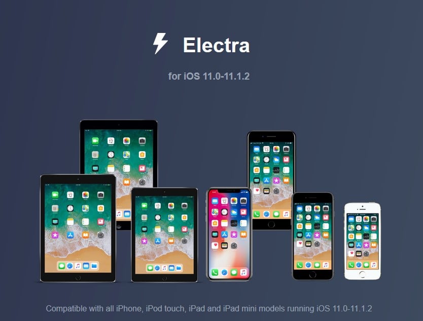 Electra Beta 11 iOS 11.1.2
