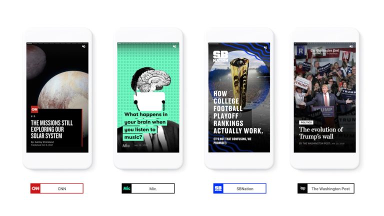 Google AMP Add Snapchat Like Stories To Mobile Web Searches