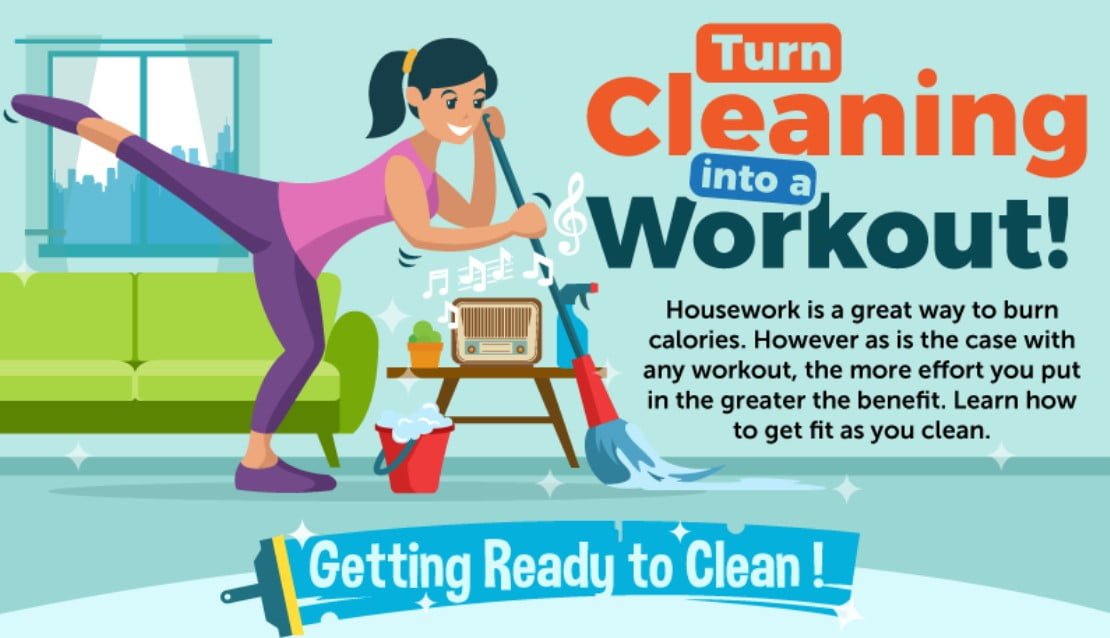 How To Turn House Cleaning Into A Workout