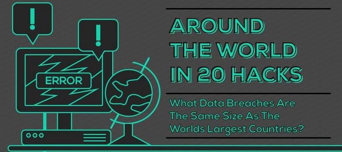 Data Breaches – Around The World In 20 Hacks [INFOGRAPHIC]