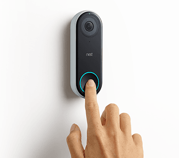 Nest, Yale smart lock, Hello video doorbell