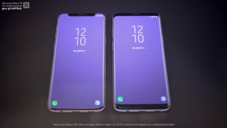 Galaxy S9 Display Notch