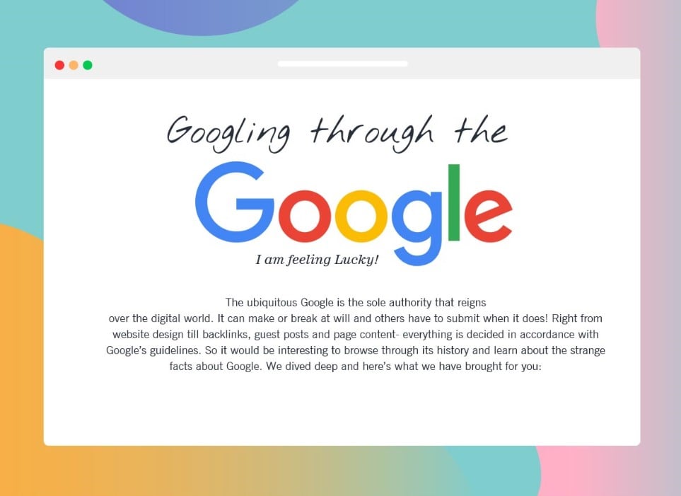 Googling Through The Google