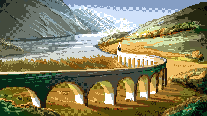 Great British Landmarks Go 8-Bit