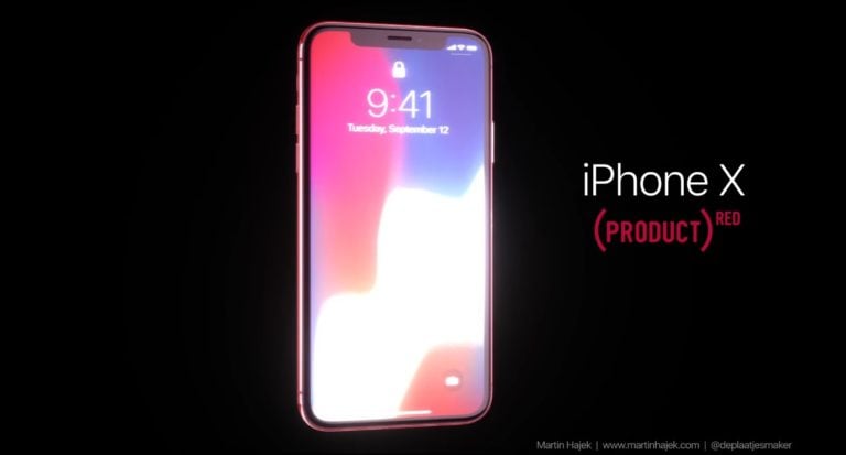 New Concept Images Show Red iPhone X [VIDEO]