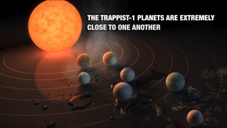 TRAPPIST-1 Planets Could Have Too Much Water For Life