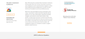 2018 sohn conference