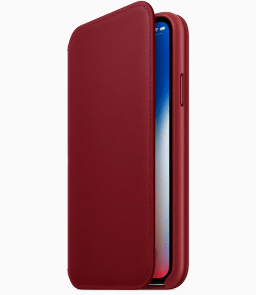 Apple iPhone X Leather Folio