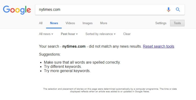 Google News Issue Affects Website Indexing In Frustrating Glitch