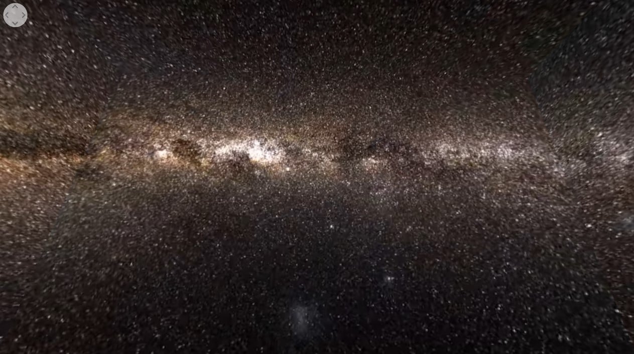 New Milky Way Star Map