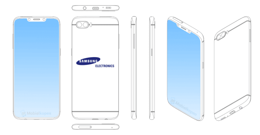 Samsung Galaxy Note 9 Notch Patent