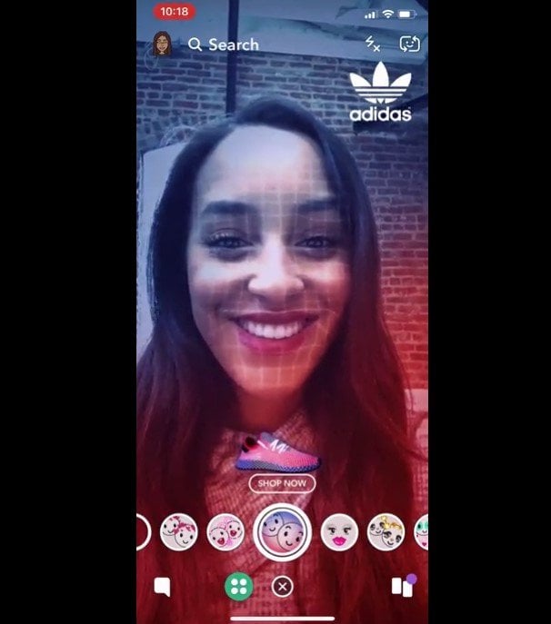 snapchat shoppable augmented reality
