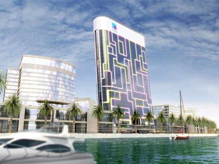 Giant iPod Shaped Apartment Building Opens This Year In Dubai