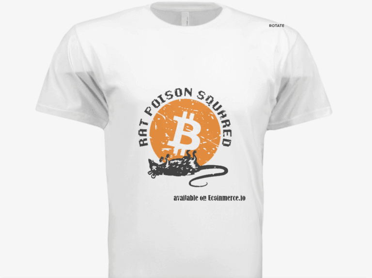 Crypto Company Launches ” Rat Poison Squared” T-Shirt Line