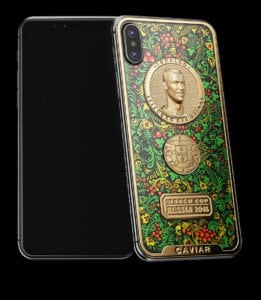Caviar iPhone X Golden Portraits World Cup 2018