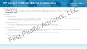 FPA Crescent Fund