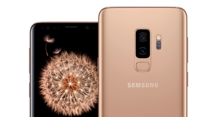 Galaxy S9 Plus Sunrise Gold Color