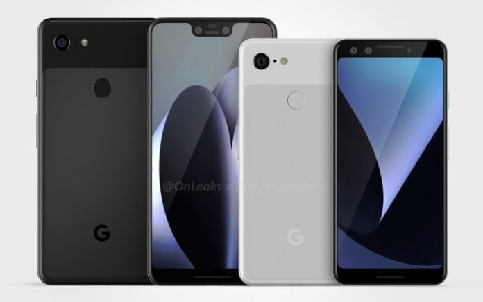 Google Pixel 3 XL Renders