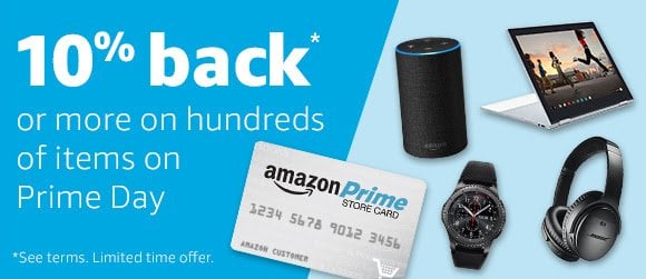 Amazon cash back priem day 2018 deals