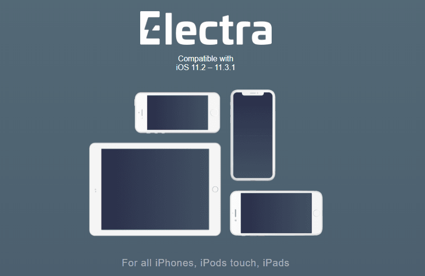 Download Electra iOS 11.3.1 Jailbreak Tool