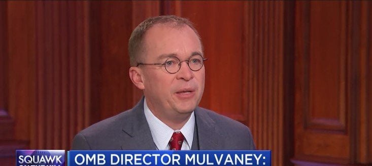 OMB Director Mick Mulvaney Talks GDP Numbers