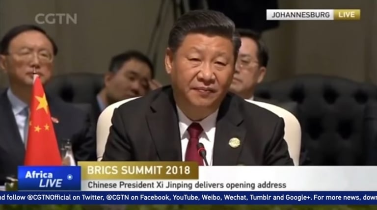 President Xi Jinping Delivers Speech At BRICS Leaders’ Meeting