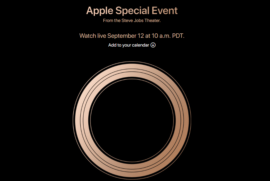 Apple Stock iPhone XS Launch Event