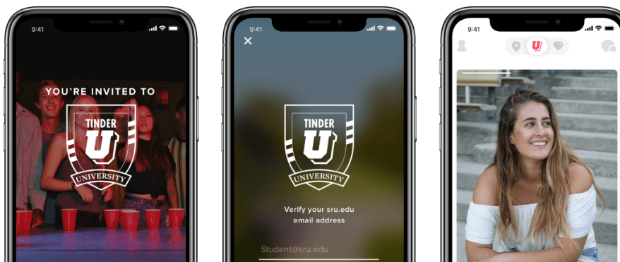 Tinder U, Tinder college
