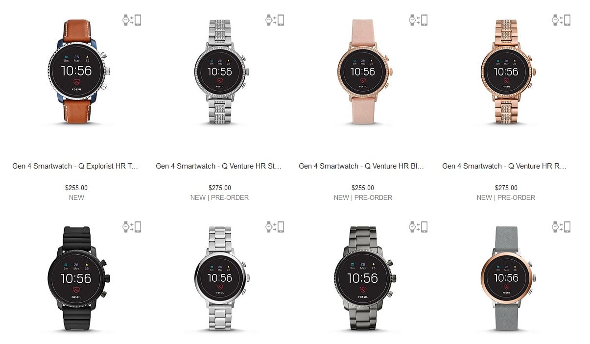 Fossil's New Smartwatches