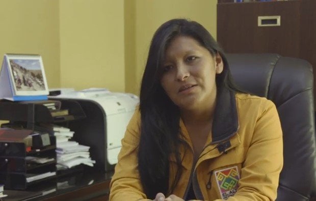 Soledad Chapeton, Mayor of El Alto, Bolivia