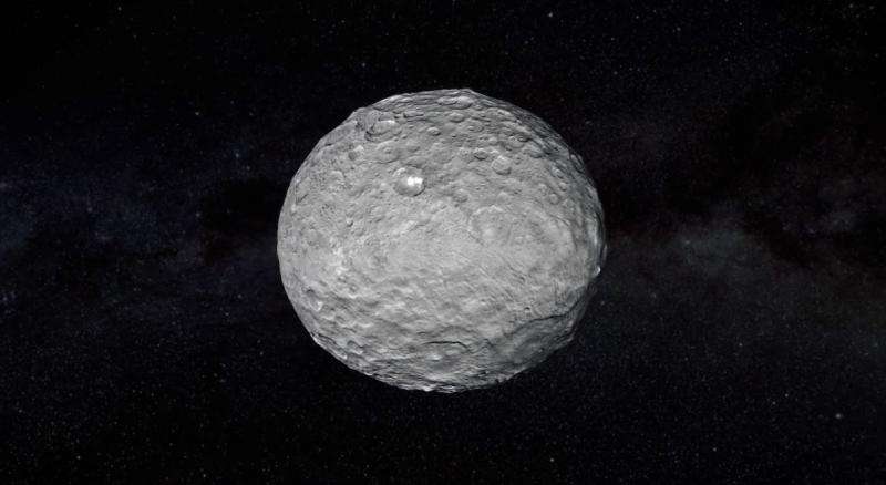 Dwarf Planet Ceres Hosts Ice-Spewing Volcanoes