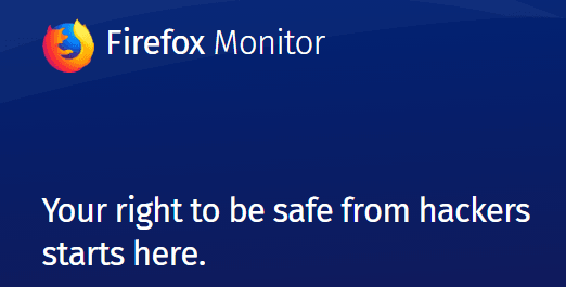 Firefox Monitor