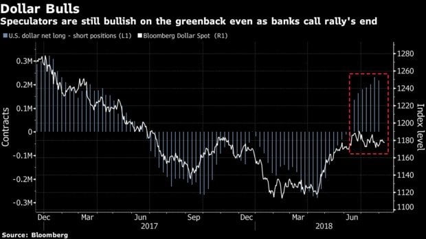 Hedge Funds Are Betting On The Dollar