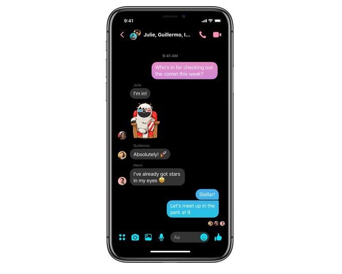 Dark Mode On Messenger