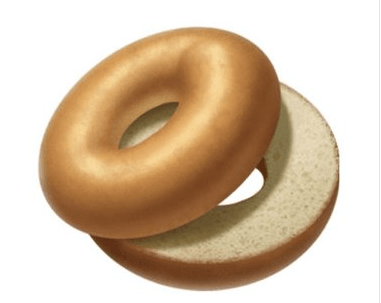 Bagel emoji, ios 12.1