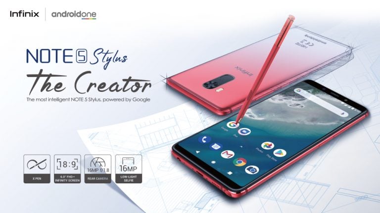 Infinix Launches Its Most Intelligent Smartphone Note 5 Stylus