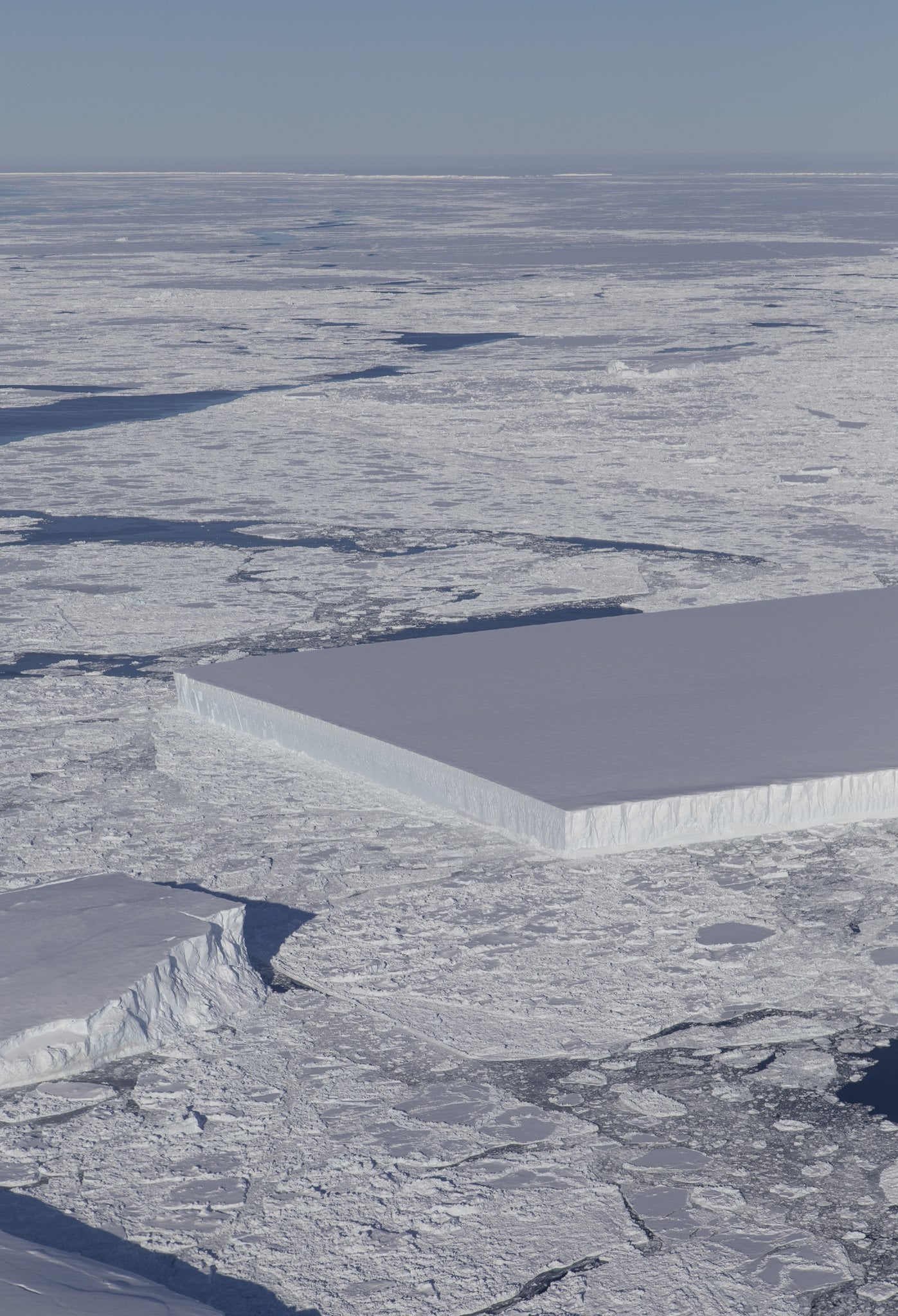 Perfectly Rectangular Iceberg