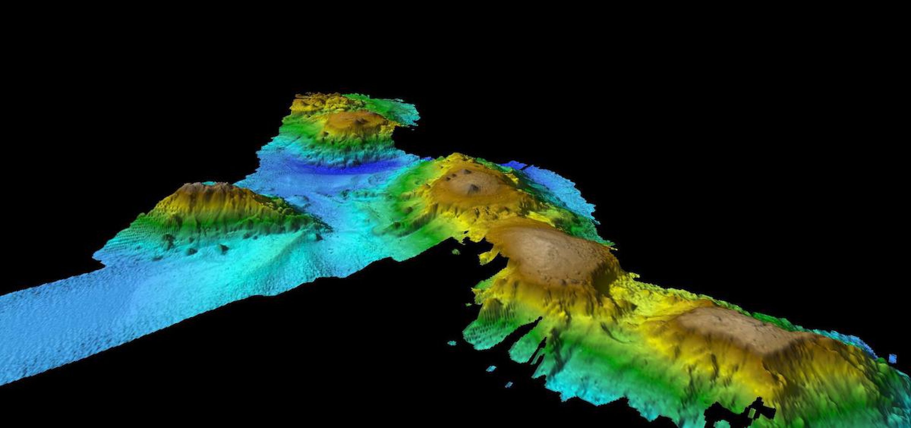 Underwater Volcanic World Near Tasmania